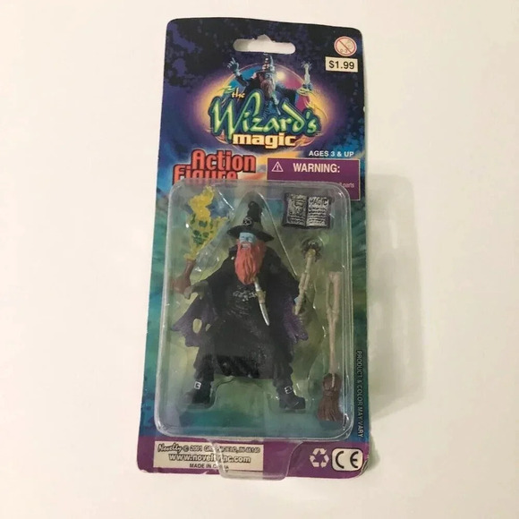 Vtg The Wizards Magic Toy Action Figure Play  Set Warlock Fantasy Medieval Toy - Picture 15 of 16